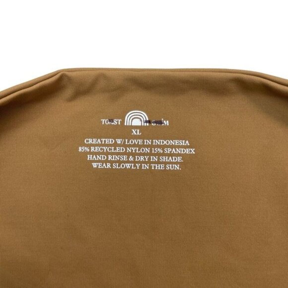 NWT TOAST SWIM String Bikini Bottom Sz XL Bronze - Picture 8 of 10